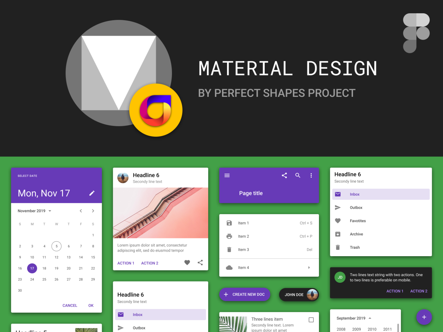 material design kit for figma