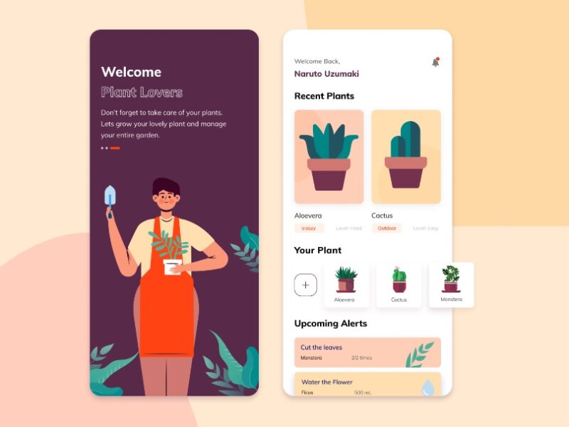 Plant Care App Exploration Figma Free