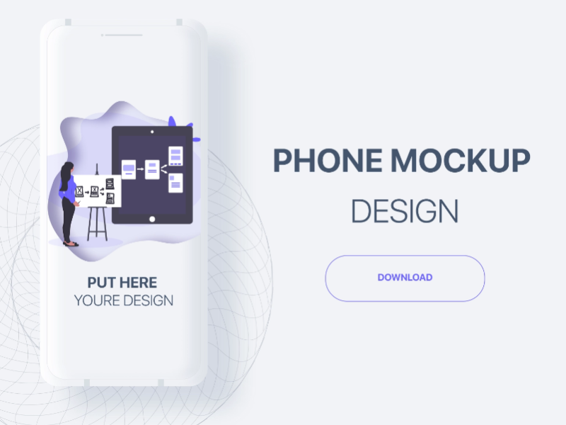 Phone_Mockup (Figma) Figma Free