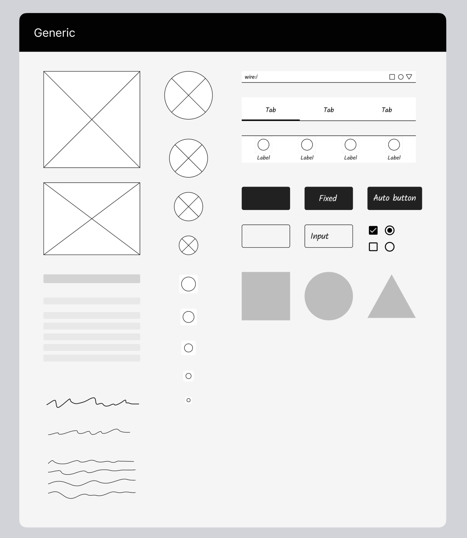 Mobile Wireframe UI Kit Figma Free - Figma Free UI Kits