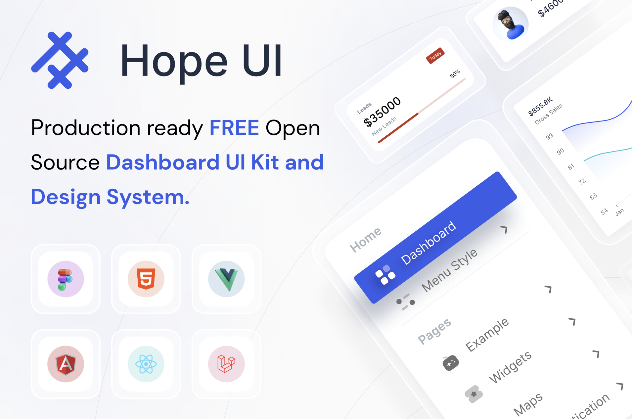 Current image: Hope UI Admin | Free Open Source Bootstrap 5 Admin Template Figma Free