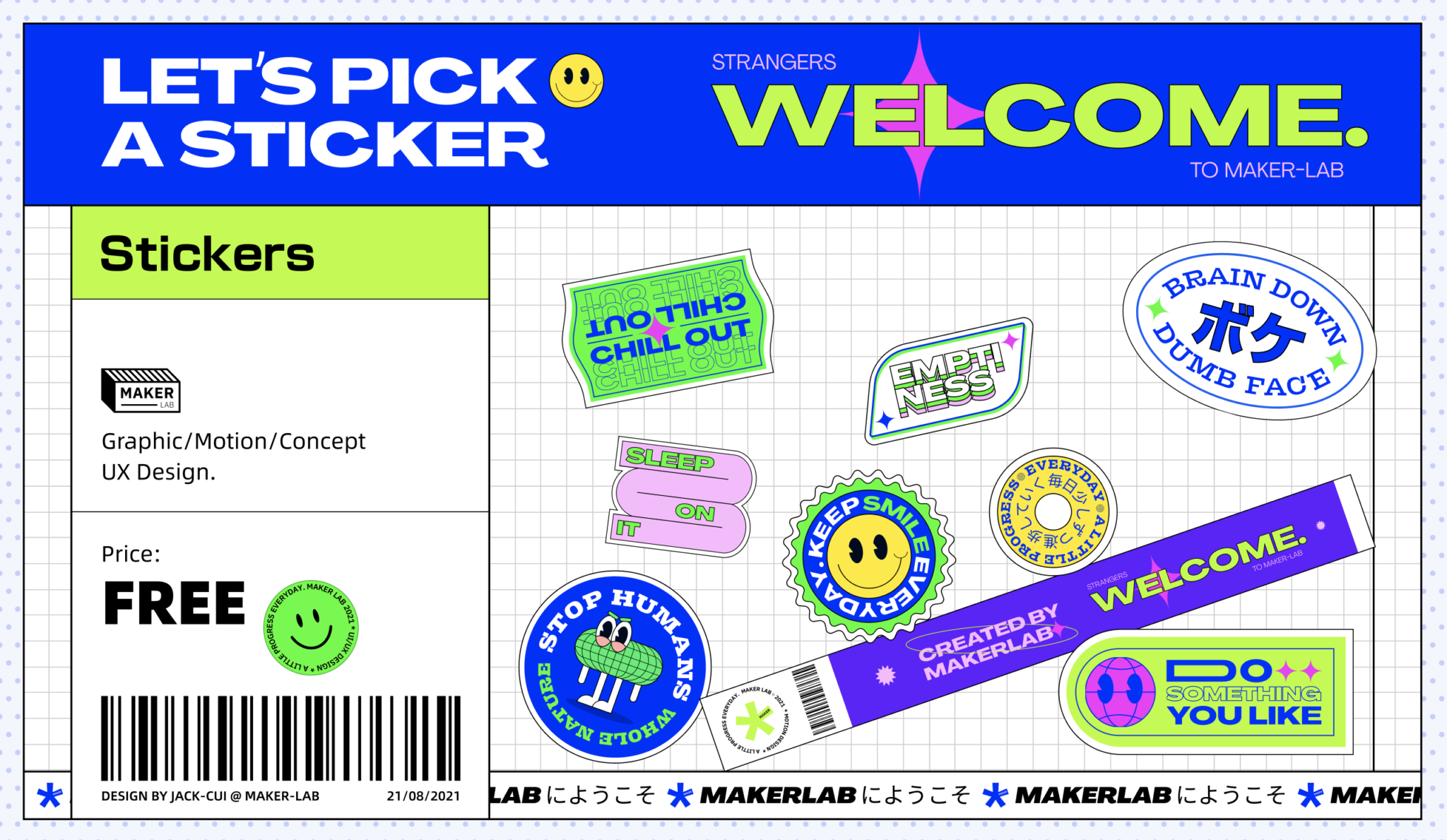 Current image: Let's Pick A Sticker Figma Free