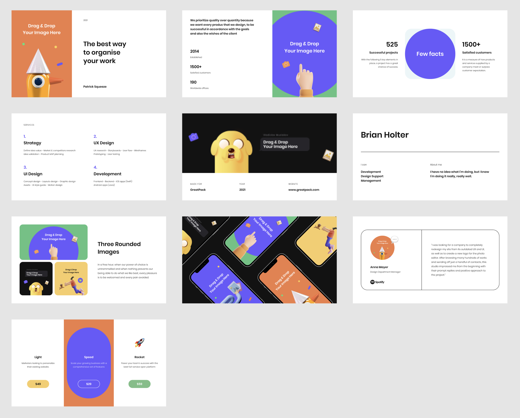 360 Handcrafted Slides for Presentation Figma Free