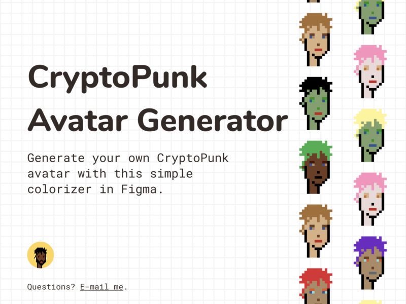 CryptoPunk Avatar Generator Figma Free