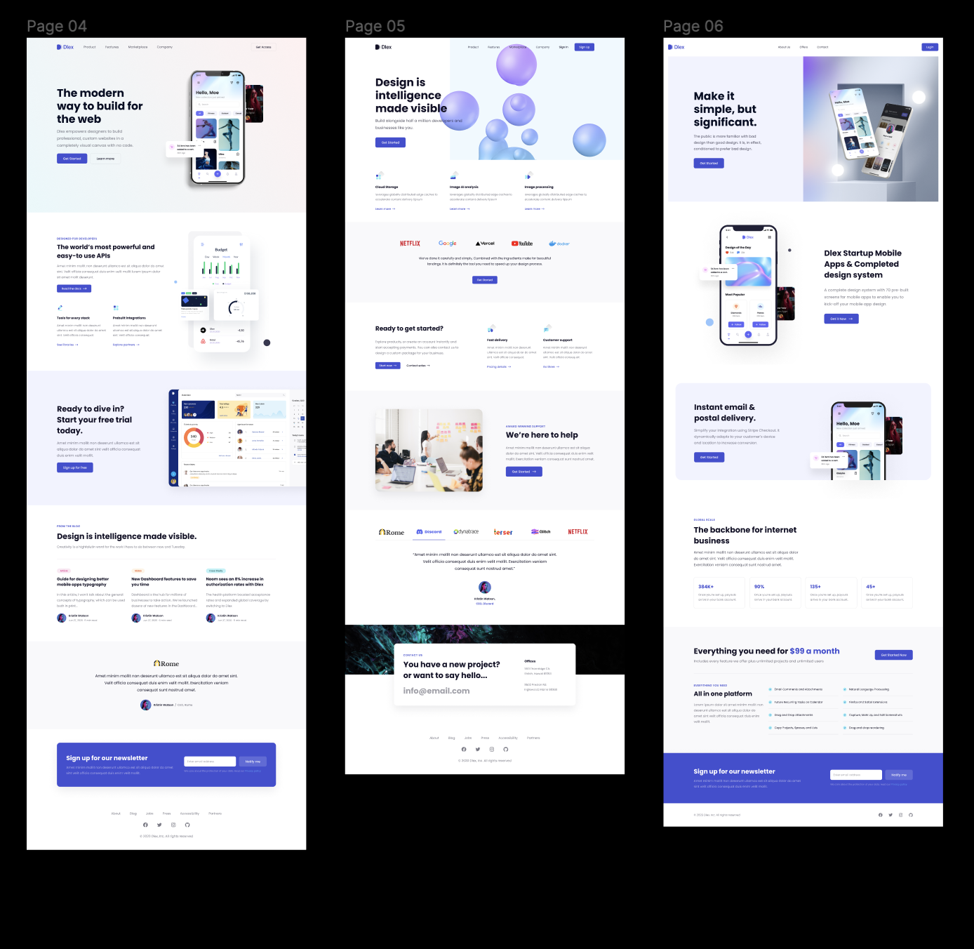 Marketing Components Free Figma