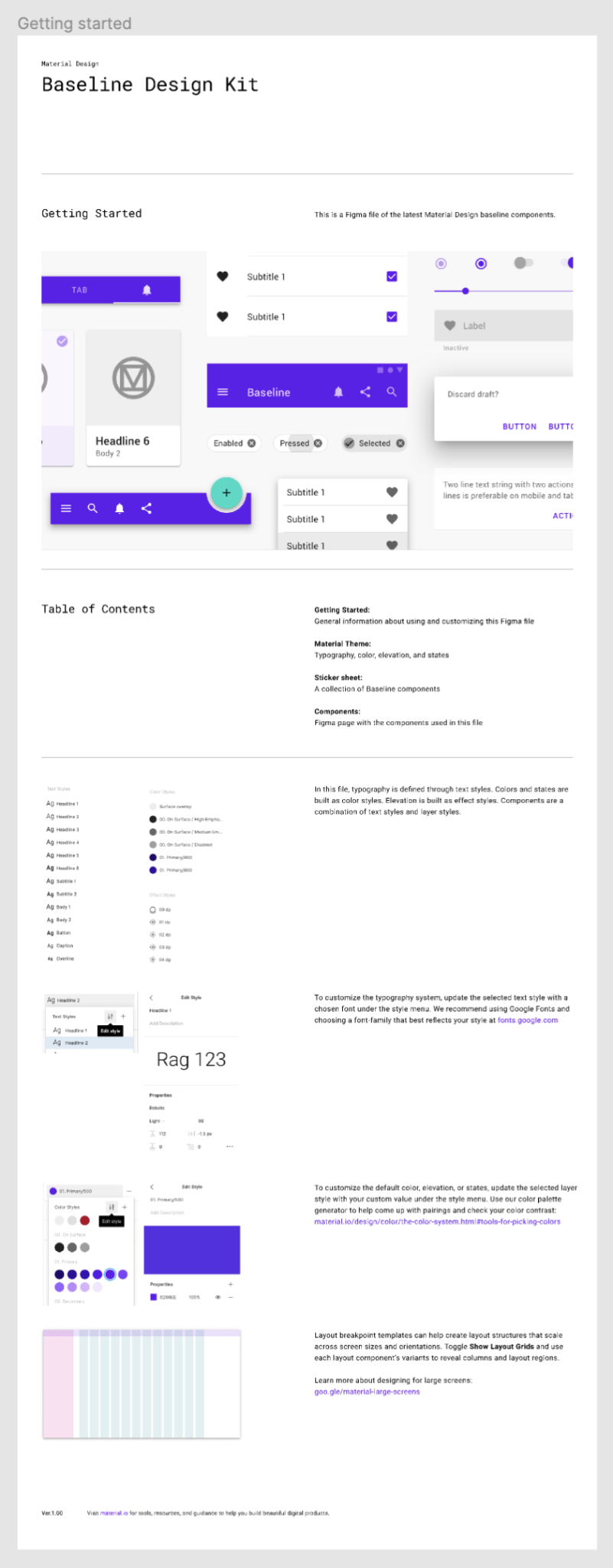 Material 3 - with icon & Material 2 version Figma Free