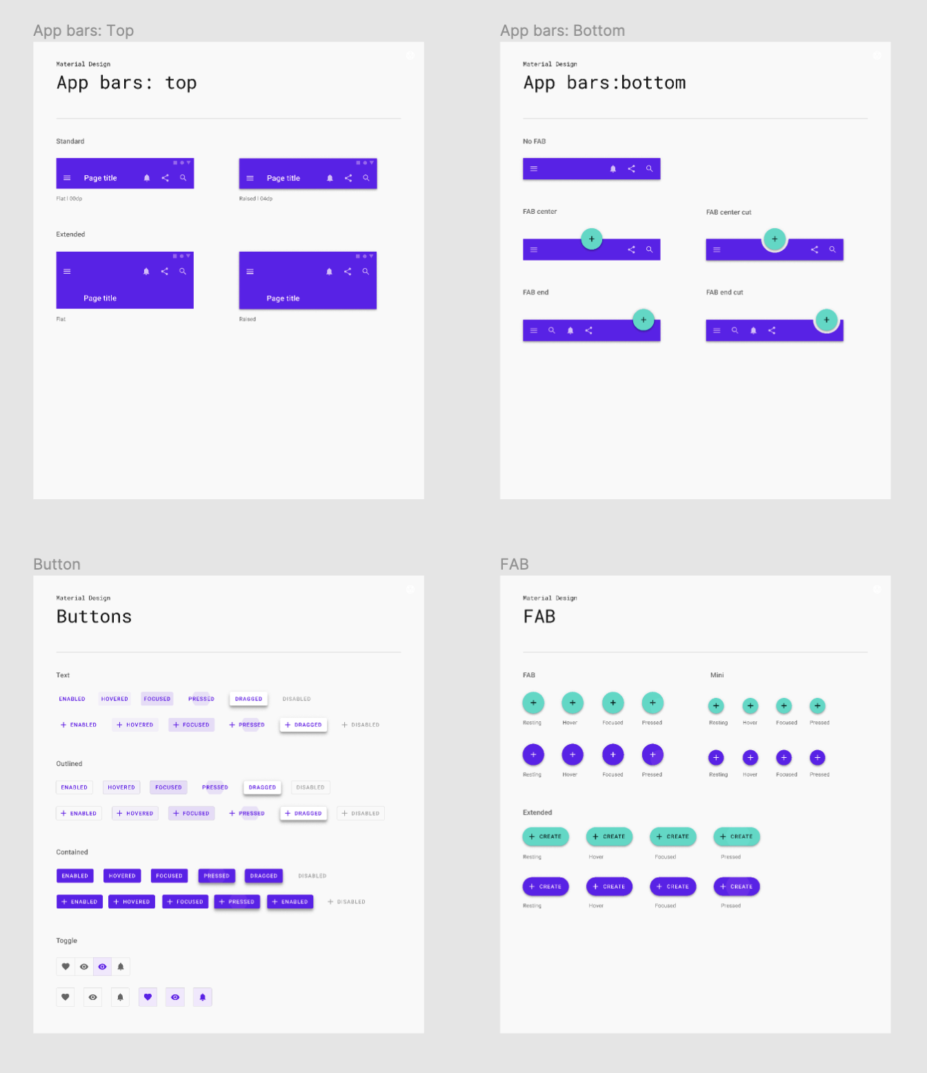 Material 3 - with icon & Material 2 version Figma Free