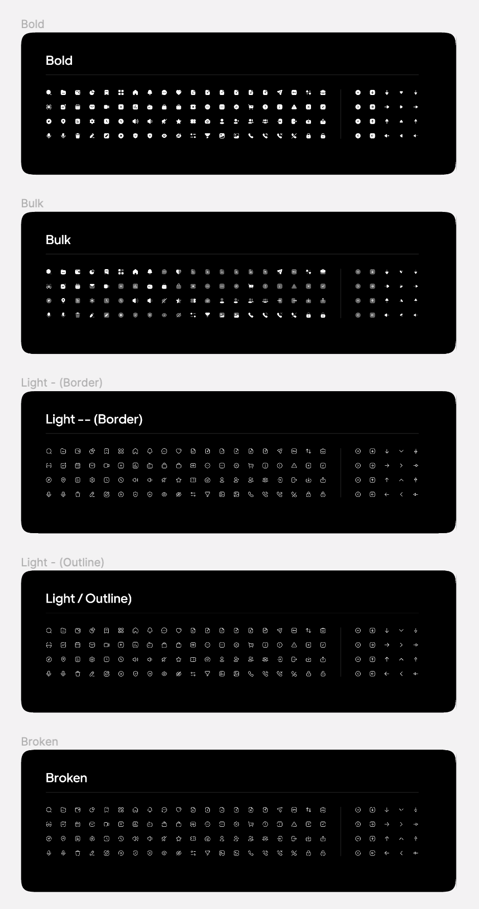 Iconly 2.3 - 600+ Essential Icons Figma Free