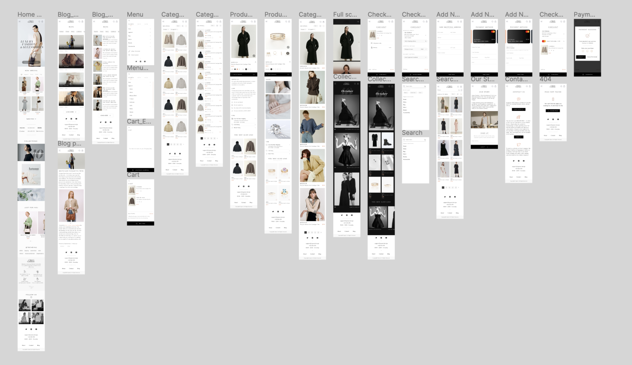 Open Fashion - Free eCommerce UI Kit for Figma 