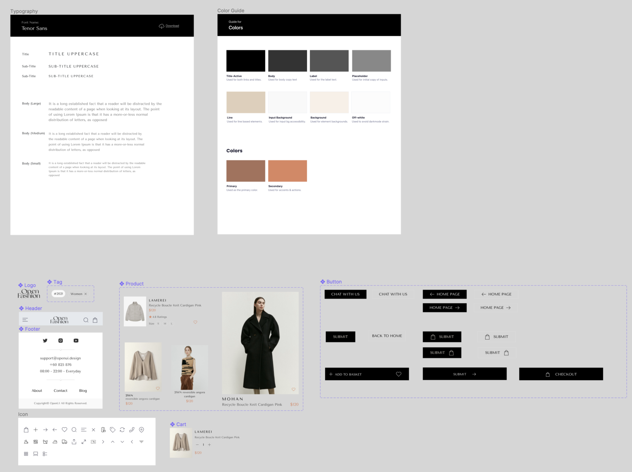 Open Fashion - Free eCommerce UI Kit for Figma 