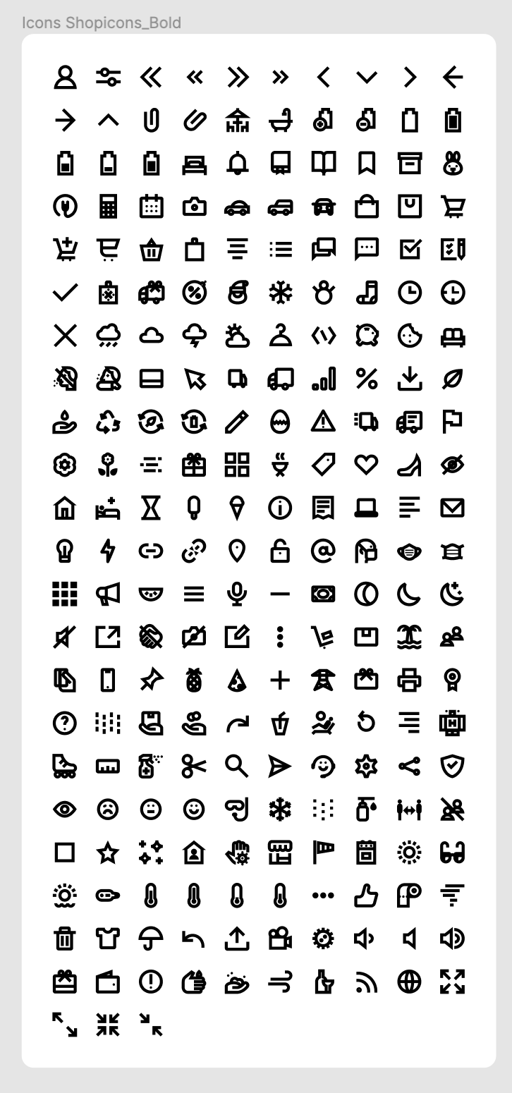 Shopicons, Free Iconset – Figma-free.com