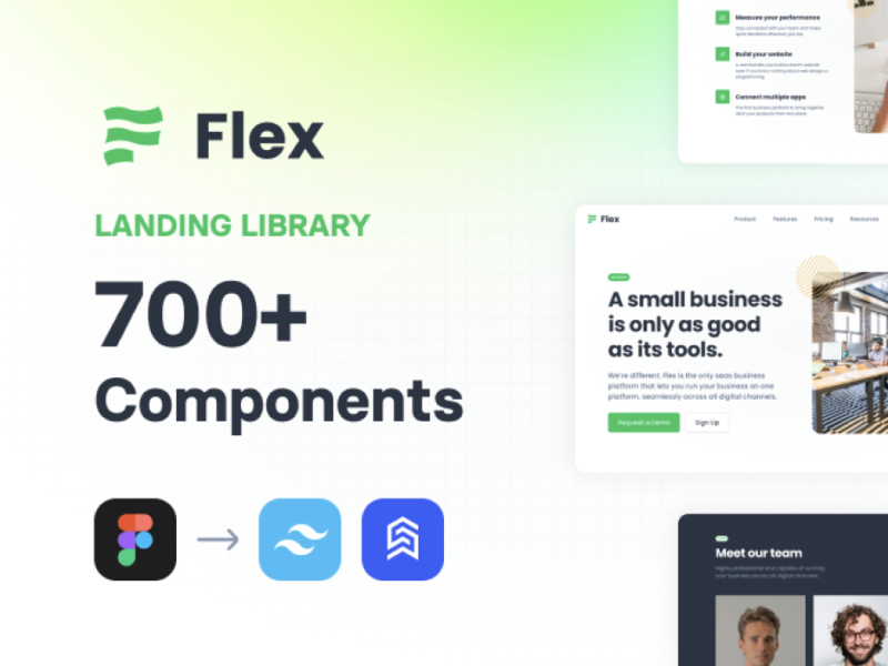 Flex UI library for Tailwind CSS