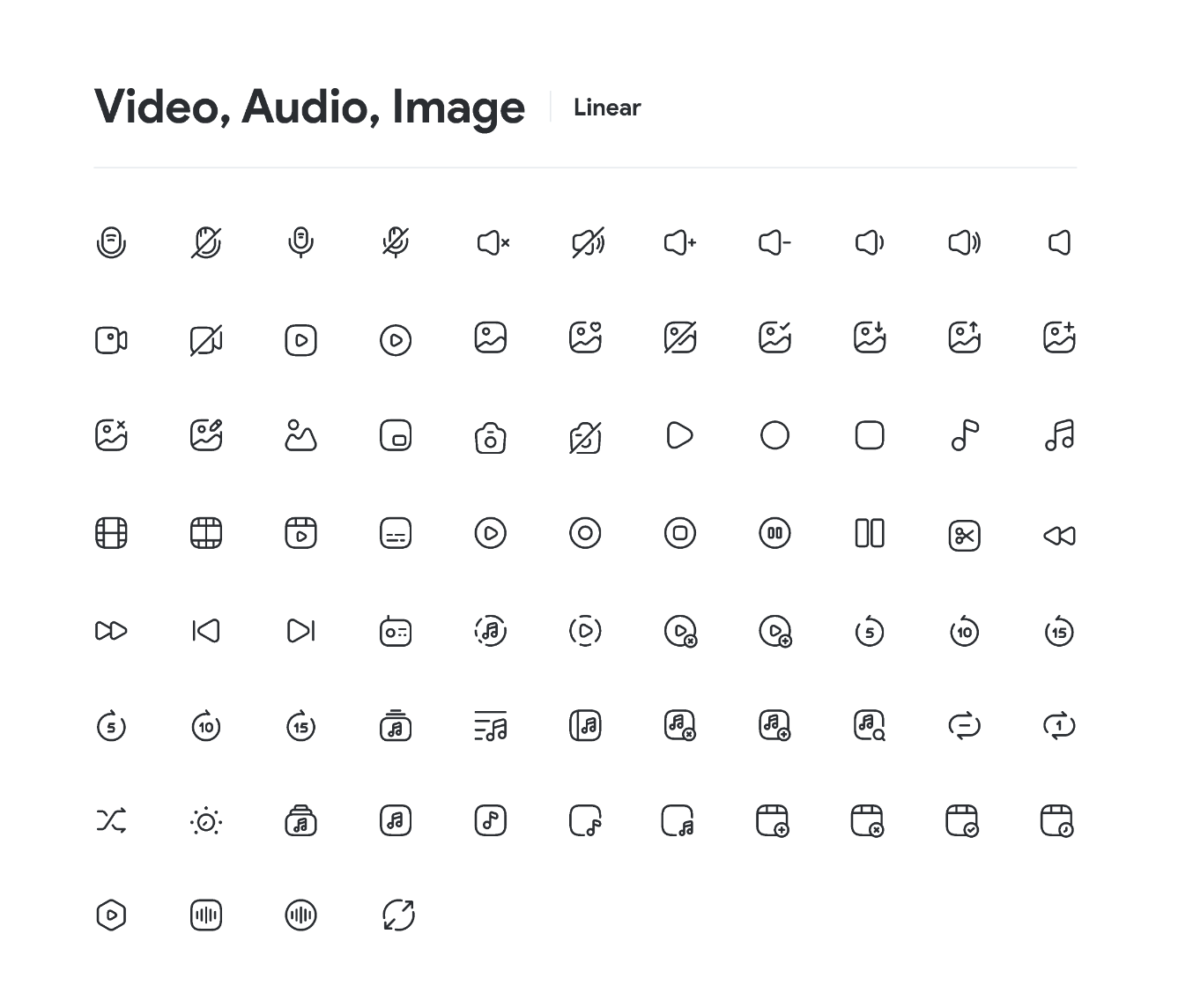 6000+ icons — iconsax Figma Free