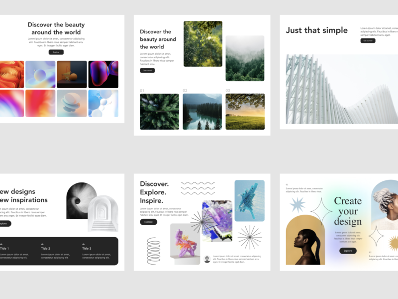 50+ Landing page designs Figma Free - Figma Free & Premium UI Kits
