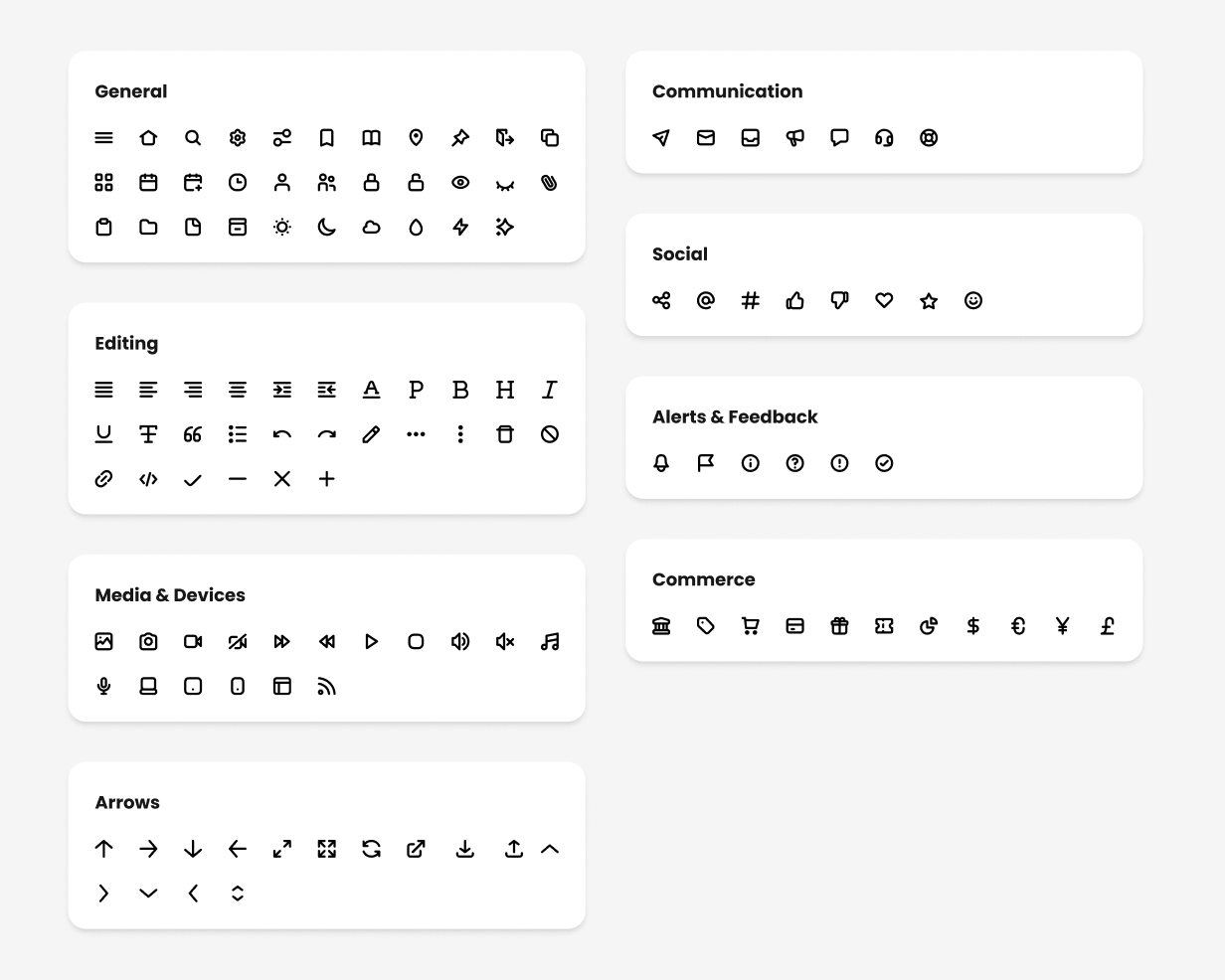 Essential Icons Figma Free - Figma Free & Premium UI Kits