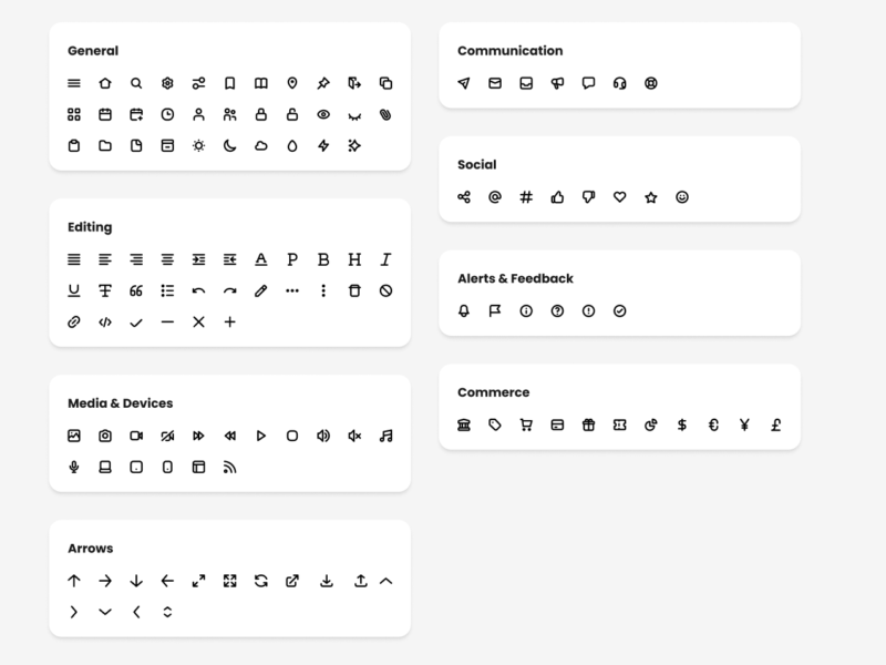 Essential Icons Figma Free