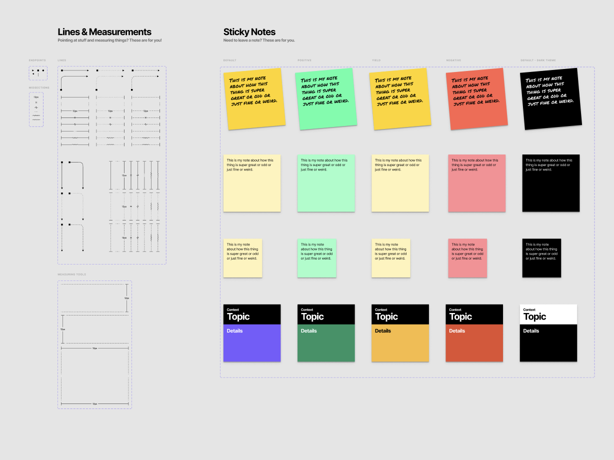 Annotation Kit has been totally revamped! Since the original kit came out, new versions of Auto Layout shipped, and Variants also shipped with Figma. This made us want to redo this buddy and make it more useful than ever.