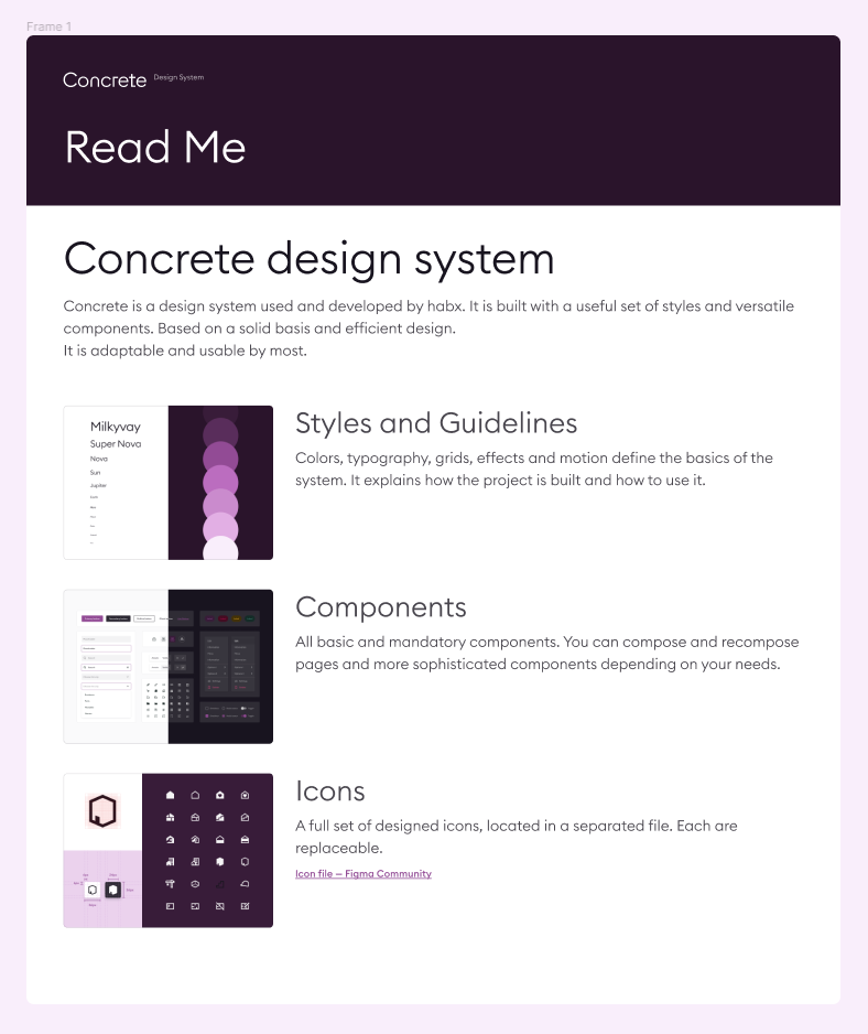 Concrete Design System