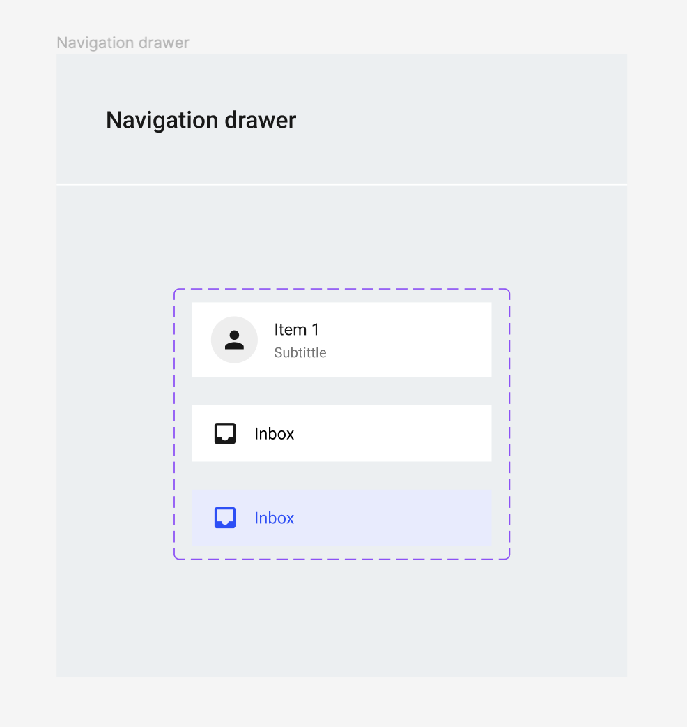 Navigation Drawer Material Design 2 Kit