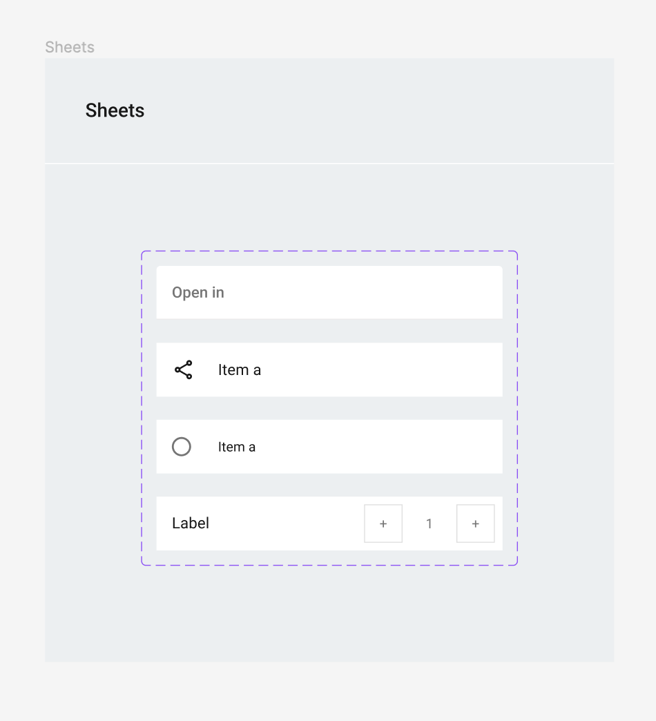 Sheets Material Design 2 Kit