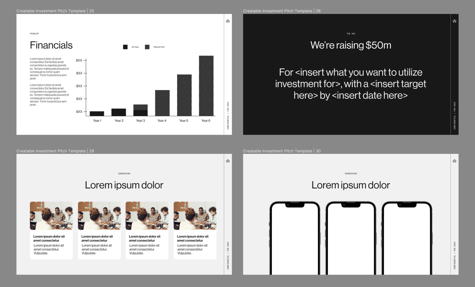 Creatable Investment Pitch Deck Figma - Figma Free UI Kits