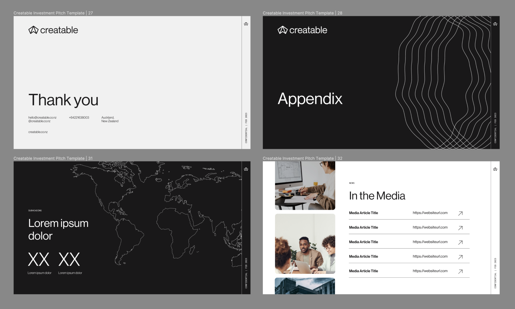 Creatable Investment Pitch Deck Figma