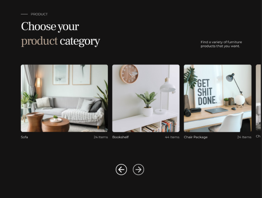 Furniture Shop Landing Page Design Figma Free