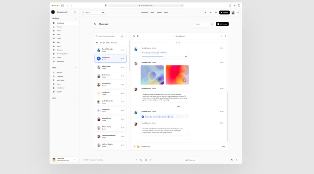 Messengers for Figma Free
