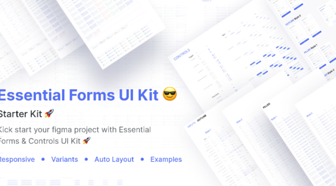 Essential Forms & Controls UI Kit