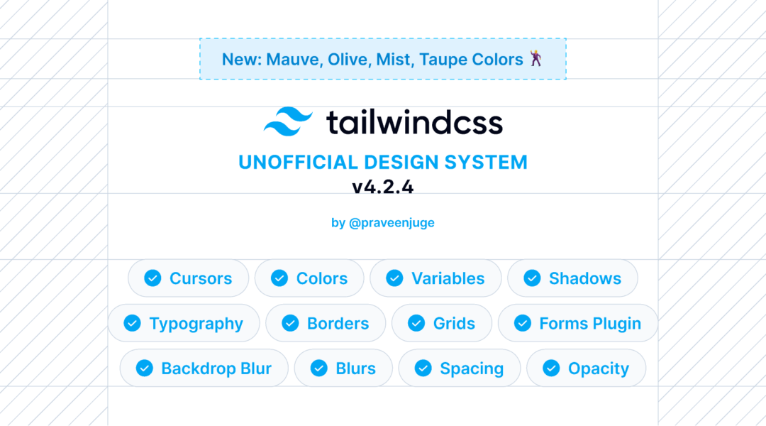 TailwindCSS v4.2.4 Design System