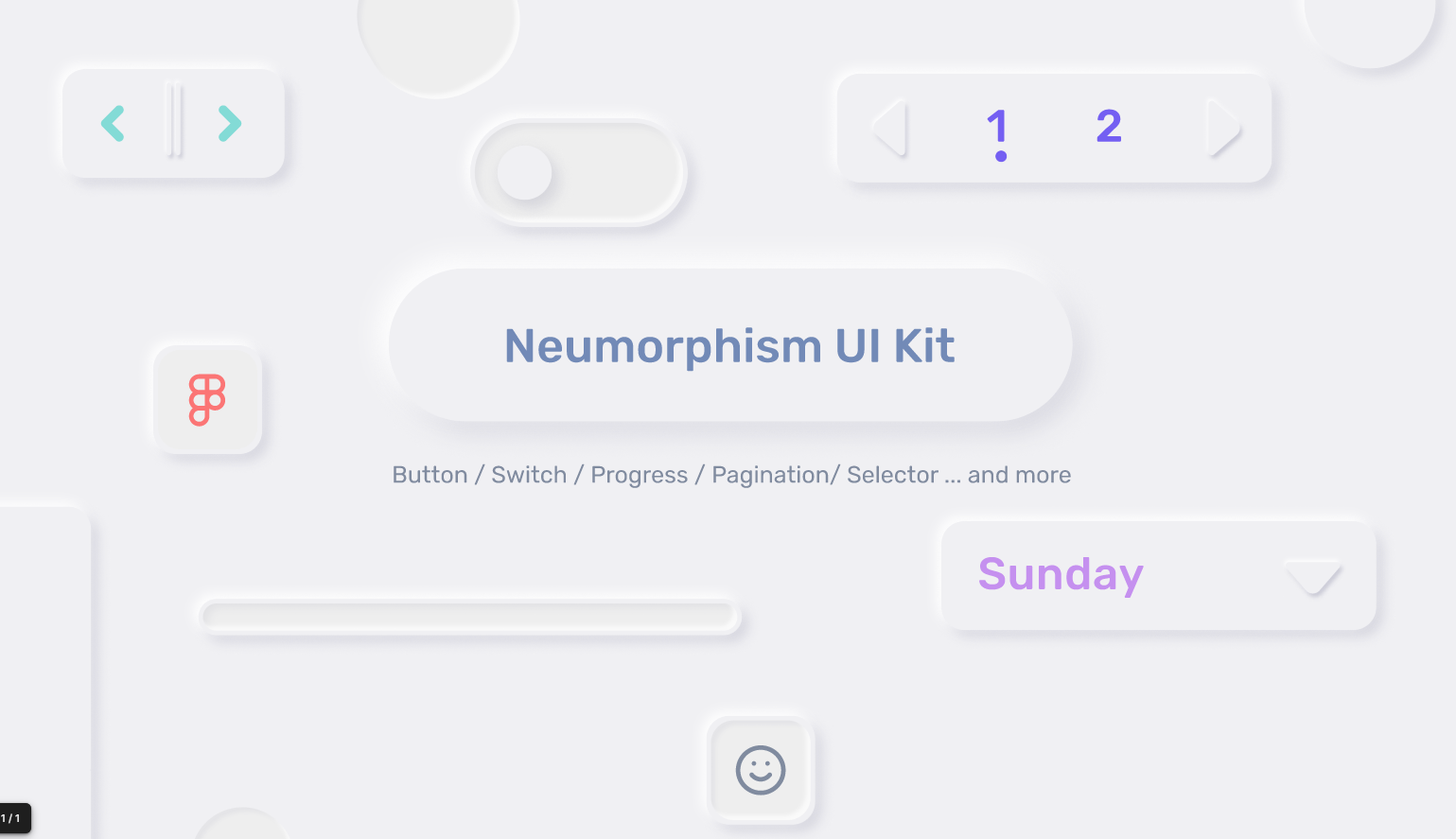 Neumorphism UI Kit