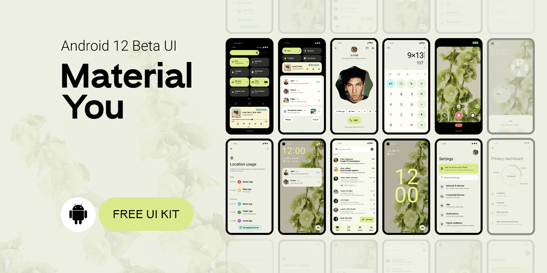 Android Material You UI Kit (Free)