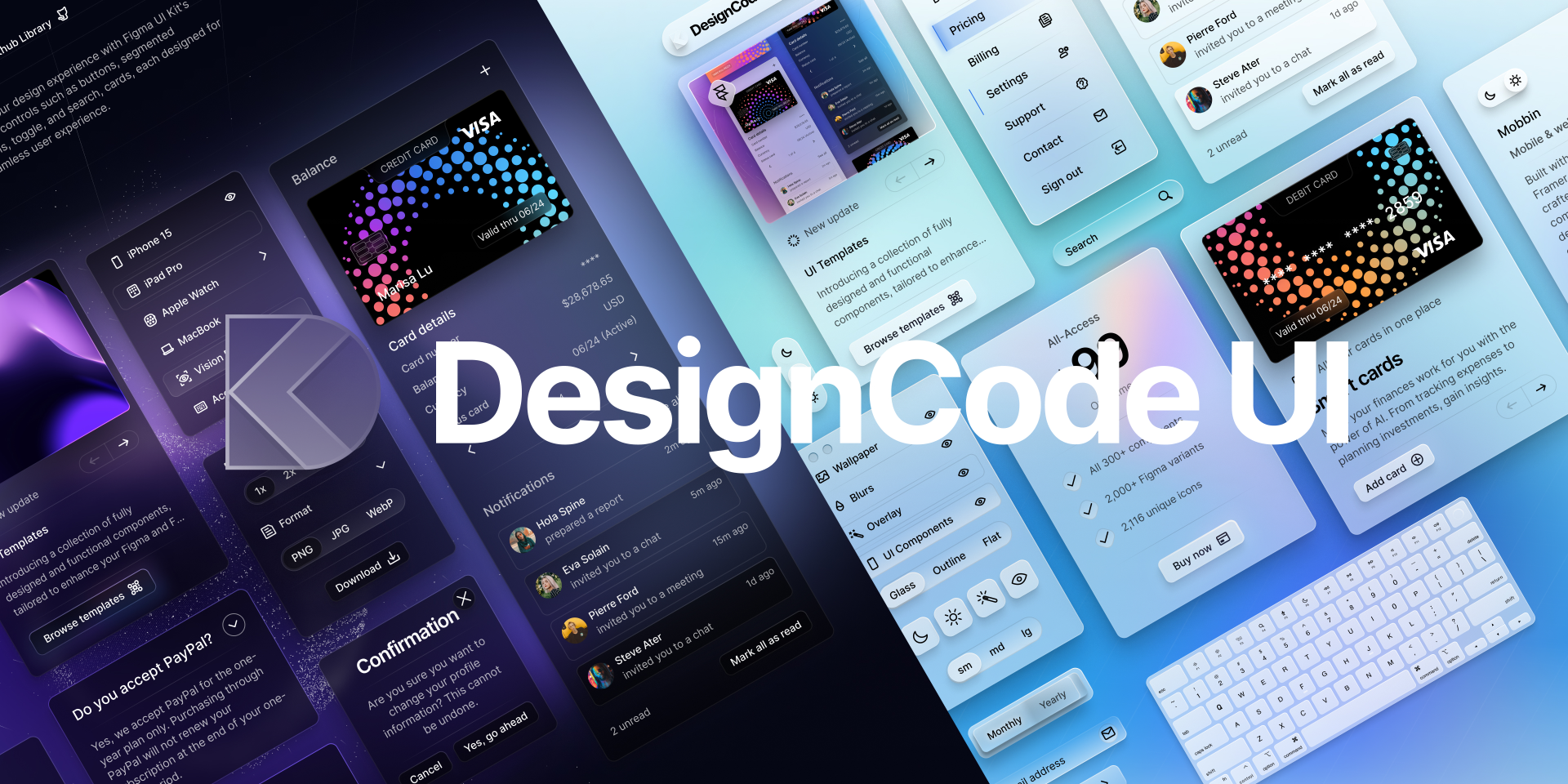 DesignCode UI – Figma Design UI Kit & Design System