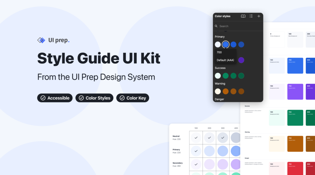 UI Prep Style Guide