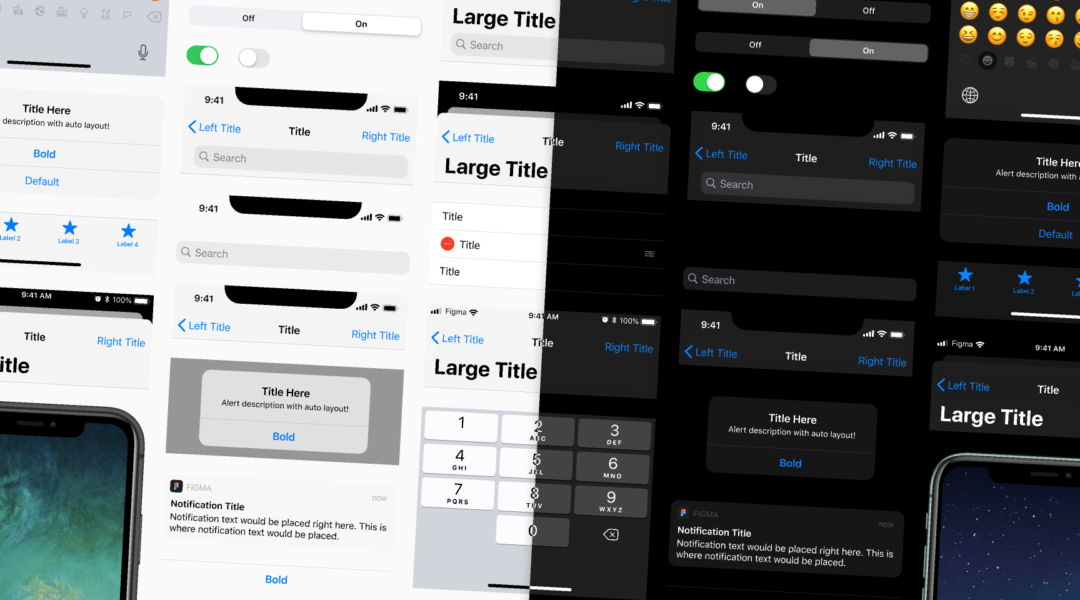 iOS 13 UI Kit, Built for Figma