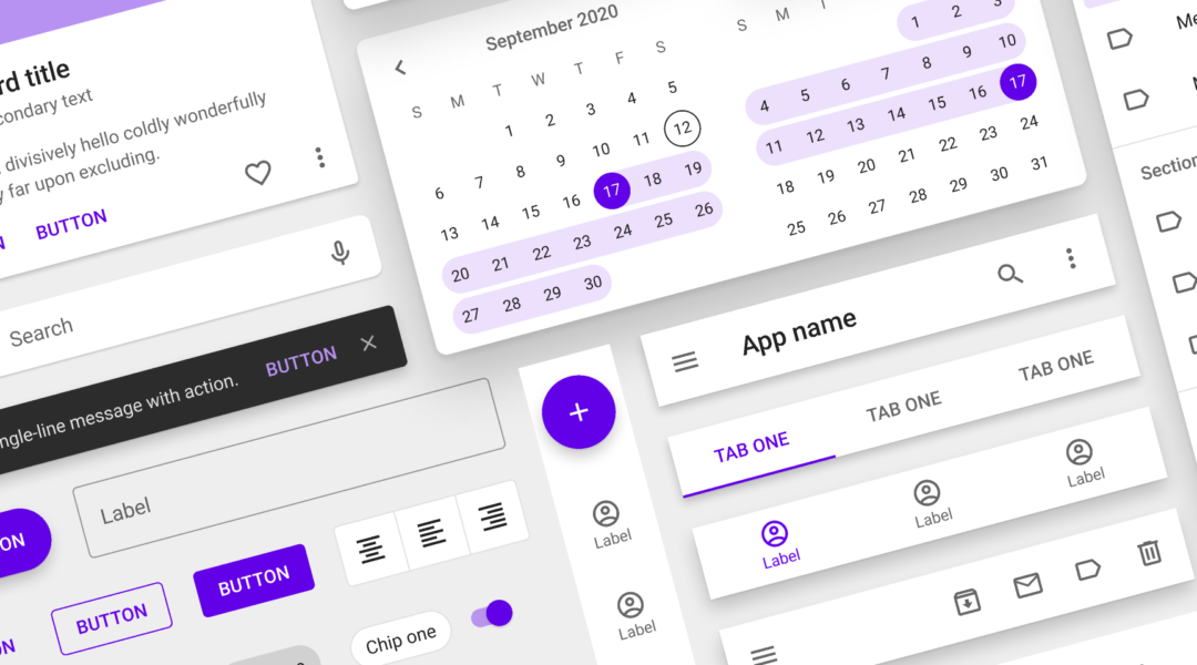 Material Design 2 web starter kit