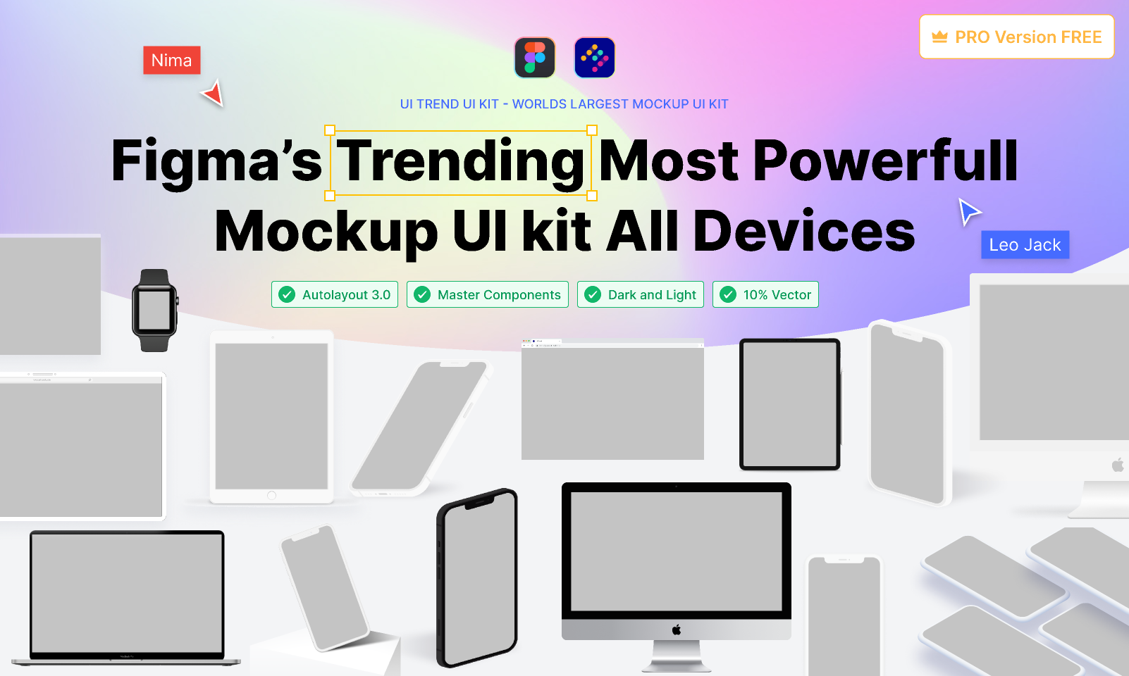 Figma’s Trending Most Powerfull Mockup UI Kit Minimal Devices (Zara)