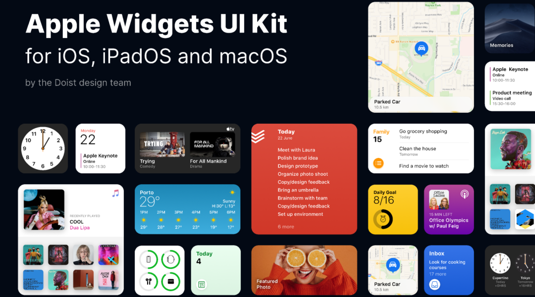 Apple Widgets UI Kit