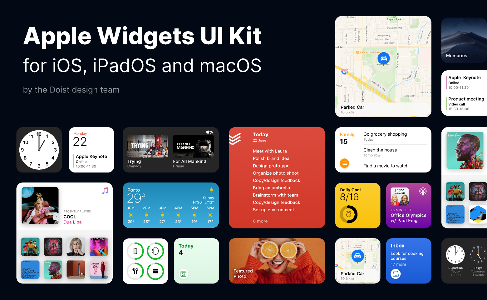 Apple Widgets UI Kit