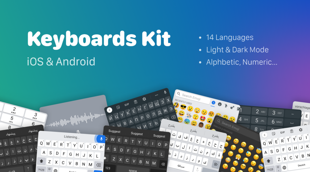 Android & iOS Keyboards Kit