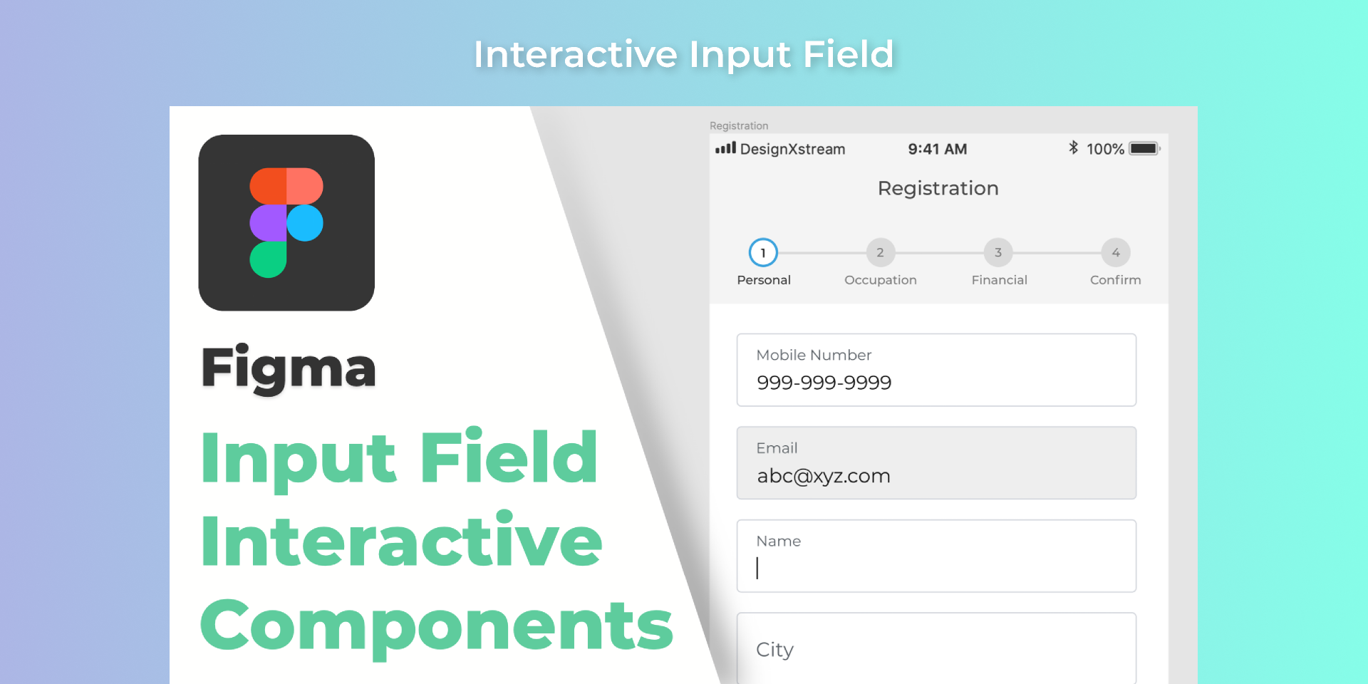 Input Fields – Interactive Components Demo